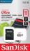   Micro SD32 Gb SanDisk Class10 +SD  Ultra UHS-I 100MB/s (SDSQUNR-032G-GN3MA)